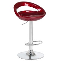 Стул барный DOBRIN DISCO, бордовый металлик Стул барный DOBRIN DISCO, бордовый металлик