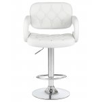 Стул барный DOBRIN TIESTO, белый