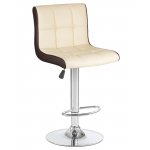 Набор 2 шт Стул барный DOBRIN CANDY, кремово-коричневый