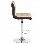Набор 2 шт Стул барный DOBRIN CANDY, кремово-коричневый