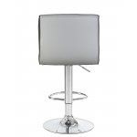 Набор 2 шт Стул барный DOBRIN CANDY, светло-серый-чёрный