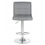Набор 2 шт Стул барный DOBRIN CANDY, светло-серый-чёрный