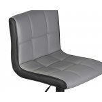 Набор 2 шт Стул барный DOBRIN CANDY, светло-серый-чёрный