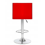 Набор 2 шт Стул барный DOBRIN CANDY, красно-чёрный