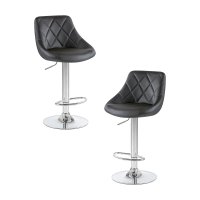 Набор 2 шт Стул барный DOBRIN LOGAN, чёрный