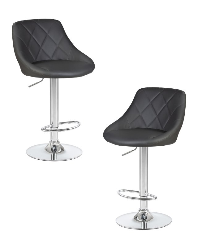 Набор 2 шт Стул барный DOBRIN LOGAN, серый