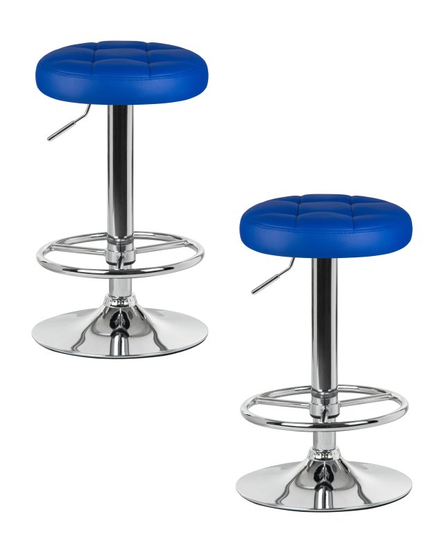 Набор 2 шт Табурет барный DOBRIN BRUNO, синий