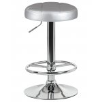 Набор 2 шт Табурет барный DOBRIN BRUNO, серебряный