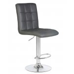 Стул барный DOBRIN KRUGER, серый