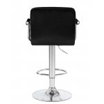 Набор 2 шт Стул барный DOBRIN KRUGER ARM, черный велюр (MJ9-101)