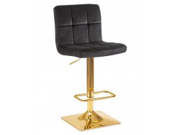Стул барный DOBRIN GOLDIE, черный велюр (MJ9-101)
