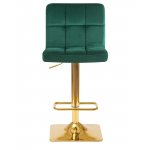 Стул барный DOBRIN GOLDIE, зеленый велюр (MJ9-88)