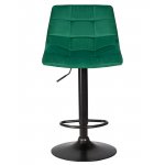 Набор 2 шт Стул барный DOBRIN TAILOR BLACK, зеленый велюр (MJ9-88)