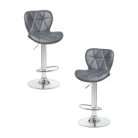 Набор 2 шт Стул барный DOBRIN BARNY, серый