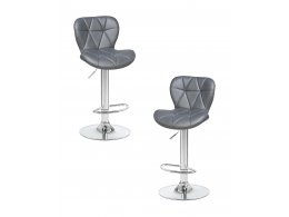 Набор 2 шт Стул барный DOBRIN BARNY, серый