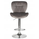 Набор 2 шт Стул барный DOBRIN BARNY, серый велюр (MJ9-75)
