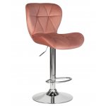 Набор 2 шт Стул барный DOBRIN BARNY, пудрово-розовый велюр (MJ9-32)