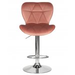 Набор 2 шт Стул барный DOBRIN BARNY, пудрово-розовый велюр (MJ9-32)