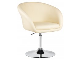 Кресло дизайнерское DOBRIN EDISON, кремовый