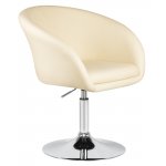 Кресло дизайнерское DOBRIN EDISON, кремовый