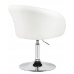 Кресло дизайнерское DOBRIN EDISON, белый Кресло дизайнерское DOBRIN EDISON, белый