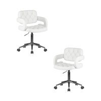 Набор 2 шт Офисное кресло для персонала DOBRIN LARRY, белый