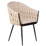 Набор 2 шт Стул обеденный DOBRIN MATILDA, бежевая ткань (LAR 275-1)