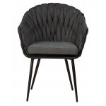 Набор 2 шт Стул обеденный DOBRIN MATILDA, графитовая ткань (LAR-275-21)