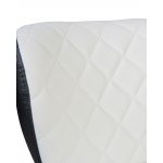 Набор 2 шт Офисное кресло для персонала DOBRIN RORY, бело-чёрный