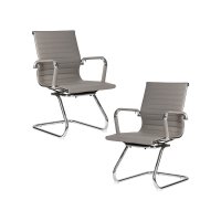 Набор 2 шт Офисное кресло для посетителей DOBRIN CODY, серый