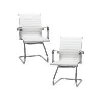 Набор 2 шт Офисное кресло для посетителей DOBRIN CODY, белый