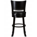 Набор 2 шт Вращающийся полубарный стул DOBRIN TONY COUNTER, капучино, черный