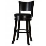 Набор 2 шт Вращающийся полубарный стул DOBRIN TONY COUNTER, капучино, черный