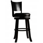 Набор 2 шт Вращающийся полубарный стул DOBRIN TONY COUNTER, капучино, черный