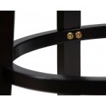 Набор 2 шт Вращающийся полубарный стул DOBRIN TONY COUNTER, капучино, черный