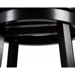 Набор 2 шт Вращающийся полубарный стул DOBRIN TONY COUNTER, капучино, черный