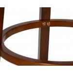 Набор 2 шт Вращающийся полубарный стул DOBRIN WILLIAM COUNTER, шоколад, кремовый