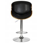 Набор 2 шт Стул барный DOBRIN JACK, цвет черный глянец PU ABD 002