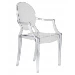 Стул обеденный DOBRIN LOUIS GHOST, цвет прозрачный