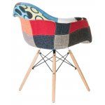 Стул обеденный DOBRIN DAW PATCHWORK, цвет сиденья мозаика