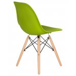 Набор 4 шт Стул обеденный DOBRIN DSW, ножки светлый бук, цвет салатовый (G-08)