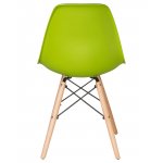 Набор 4 шт Стул обеденный DOBRIN DSW, ножки светлый бук, цвет салатовый (G-08)