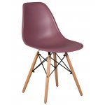 Набор 4 шт Стул обеденный DOBRIN DSW, ножки светлый бук, цвет пыльная роза (NX-P-11)