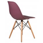 Набор 4 шт Стул обеденный DOBRIN DSW, ножки светлый бук, цвет пыльная роза (NX-P-11)