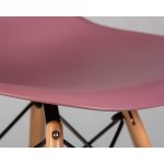 Набор 4 шт Стул обеденный DOBRIN DSW, ножки светлый бук, цвет пыльная роза (NX-P-11)