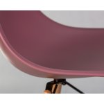 Набор 4 шт Стул обеденный DOBRIN DSW, ножки светлый бук, цвет пыльная роза (NX-P-11)