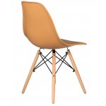 Набор 4 шт Стул обеденный DOBRIN DSW, ножки светлый бук, цвет персиковый (NX-Y-06)