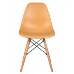 Набор 4 шт Стул обеденный DOBRIN DSW, ножки светлый бук, цвет персиковый (NX-Y-06)