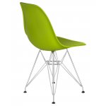 Стул обеденный DOBRIN DSR, ножки хром, цвет салатовый (G-08)