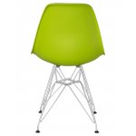 Стул обеденный DOBRIN DSR, ножки хром, цвет салатовый (G-08)